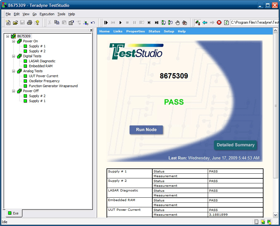 test studio